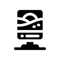 city poster glyph icon. Strong and solid icon for websites, mobile interfaces, presentations, and visual branding. High quality and easy to edit. vector