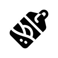 tag glyph icon. Strong and solid icon for websites and mobile apps. vector