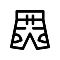 swimming trunks line icon. Clean and minimalist icon for websites and mobile apps. vector