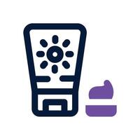 sunscreen duotone icon. Sleek and modern icon for websites, mobile apps, marketing materials, and corporate design. Fully scalable and ready to use. vector