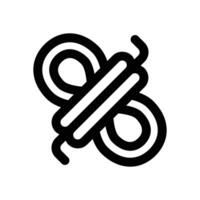 rope line icon. Clean and minimalist icon for websites, mobile apps, presentations, and logos. Fully scalable and customizable for any project. vector