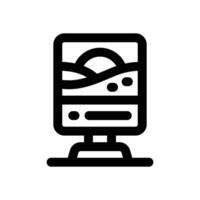 city poster line icon. Clean and minimalist icon for websites, mobile apps, presentations, and logos. Fully scalable and customizable for any project. vector