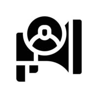 audience glyph icon. Strong and solid icon for websites, mobile interfaces, presentations, and visual branding. High quality and easy to edit. vector