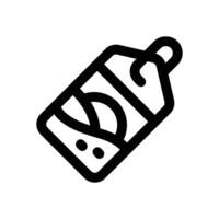 tag line icon. Clean and minimalist icon for websites, mobile apps, presentations, and logos. Fully scalable and customizable for any project. vector