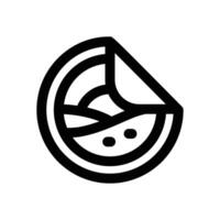 stiker line icon. Clean and minimalist icon for websites and mobile apps. vector