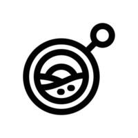 key chain line icon. Clean and minimalist icon for websites and mobile apps. vector