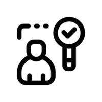 customer line icon. Clean and minimalist icon for websites, mobile apps, presentations, and logos. Fully scalable and customizable for any project. vector