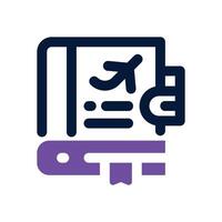 guide book duotone icon. Sleek and modern icon for websites, mobile apps, marketing materials, and corporate design. Fully scalable and ready to use. vector