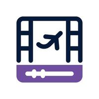 travel duotone icon. Sleek and modern icon for websites, mobile apps, marketing materials, and corporate design. Fully scalable and ready to use. vector