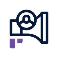audience duotone icon. Sleek and modern icon for websites, mobile apps, marketing materials, and corporate design. Fully scalable and ready to use. vector