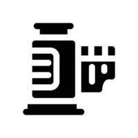 camera roll glyph icon. Strong and solid icon for websites and mobile apps. vector