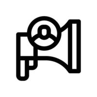 audience line icon. Clean and minimalist icon for websites, mobile apps, presentations, and logos. Fully scalable and customizable for any project. vector