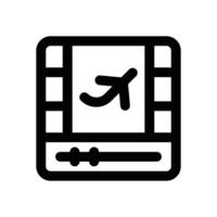 travel line icon. Clean and minimalist icon for websites, mobile apps, presentations, and logos. Fully scalable and customizable for any project. vector