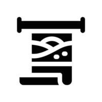 announcement glyph icon. Strong and solid icon for websites and mobile apps. vector