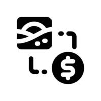 business glyph icon. Strong and solid icon for websites and mobile apps. vector