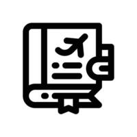 guide book line icon. Clean and minimalist icon for websites, mobile apps, presentations, and logos. Fully scalable and customizable for any project. vector