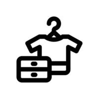 clothe line icon. Clean and minimalist icon for websites and mobile apps. vector