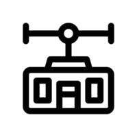 sky lift line icon. Clean and minimalist icon for websites and mobile apps. vector