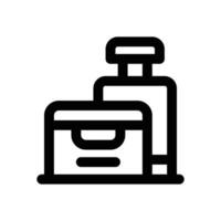 luggage line icon. Clean and minimalist icon for websites and mobile apps. vector