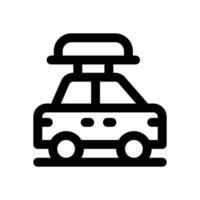 car line icon. Clean and minimalist icon for websites and mobile apps. vector