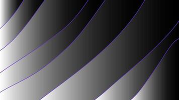 Black and white gradient waves with purple accent lines on abstract background showcasing futuristic minimal tech design vector