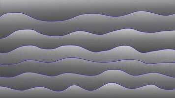 Multi-layered gray wave background with purple contour lines in abstract minimalist style that shows deep movement and futuristic design that keeps the eye on the long term vector