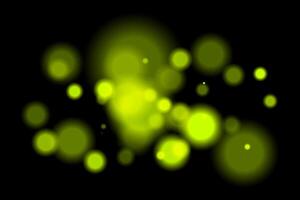 A green light is shining on a black background vector