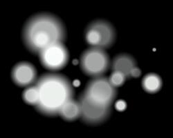 A black background with white circles vector