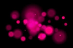 Pink lights on a black background vector