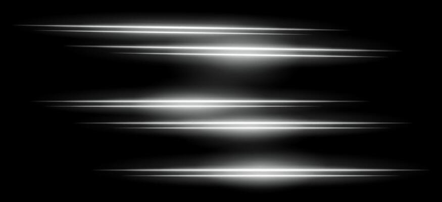 A black background with white lines and light