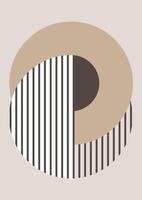 Abstract background with a retro modern art design vector