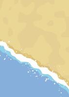 Abstract sea and sand background design vector