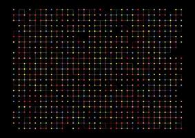 Abstract background with grid and colourful dots design vector