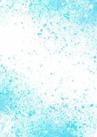 Abstract grunge splatter coloured background in teal colour vector