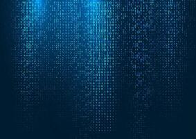 Abstract technology background with binary code design vector