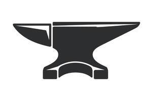 Anvil Silhouette Illustration for Blacksmithing and Metalworking Representing Strength Craftsmanship and Industrial Heritage Ideal for Design Projects and Historical References with a Clean vector