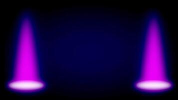 Two bright pink neon spotlights point upward in a dark frame, symbolizing attention, stage presence, and vibrant performance energy. video