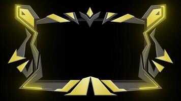 Big Game Stream Overlay with transparent background video