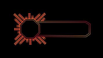 Animated Music Label with Gradient Color Flow video