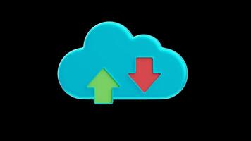 3D Animation of Drag and Drop Videos to Upload