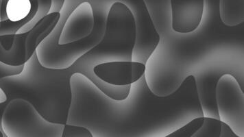 Abstract Monochromatic Fluid Forms, A grayscale digital artwork showcasing organic shapes and flowing lines, creating a sense of movement and depth. video
