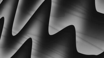 Abstract grayscale waves, digital art, monochrome texture, background image, design element, modern graphic, stylish pattern, artistic wallpaper, elegant backdrop, contemporary illustration video