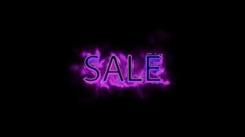 Exciting sale event featuring vibrant neon graphics in urban setting with engaging promotions and discounts throughout the day video