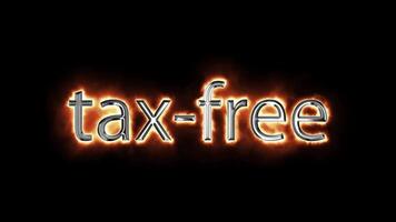 Special event highlighting tax-free savings opportunities for shoppers at local outlets on a sunny weekend video