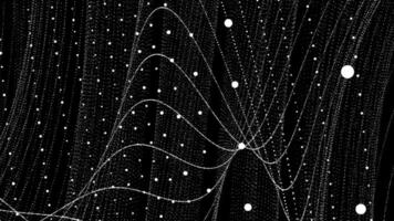 Visual representation of sound waves creating intricate patterns in an artistic display video