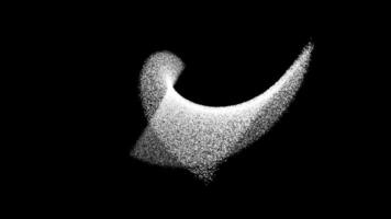 Exploring dynamic patterns of light and shadow in a creative art installation display video