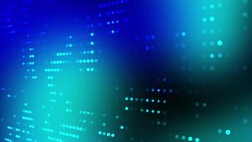 blue and green dot lights forming abstract digital background perfect for New Year celebration tech event designs and futuristic concept visuals video