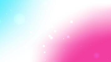 Pink and blue gradient with white and pink bokeh particle perfect for vibrant and colorful backgrounds or design projects needing a soft touch video