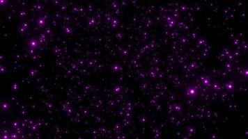 glowing stars in deep space background loop animated video