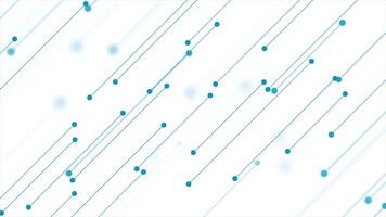 Blue thin lines abstract futuristic tech motion background video